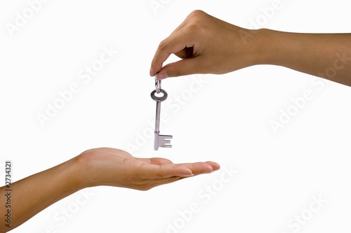 Foto: hand over the key hand over the key