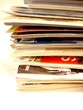pile of magazines