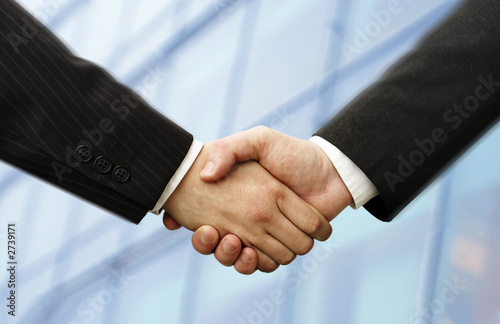 business hand shake