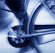 cycling blur blue tone
