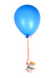 swinging on a balloon
