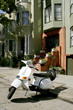 white scooter