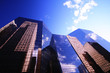 reflected office windows urban
