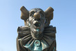 clown statue hed shot