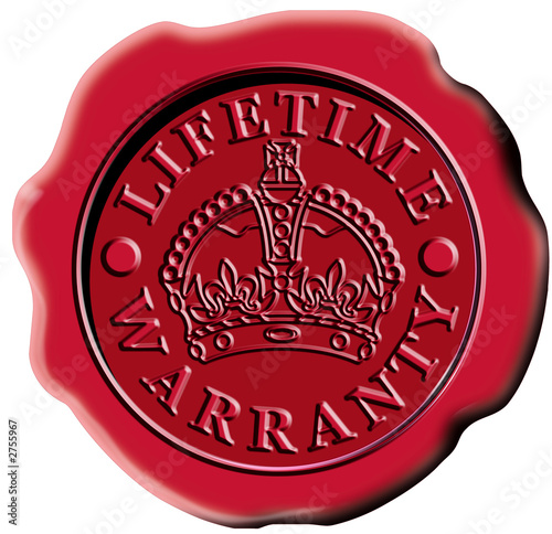 Lifetime Warranty Stamp