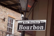 bourbon street sign
