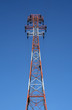 top of the red power tower