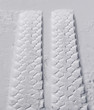 tracks in snow