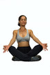 african woman yoga