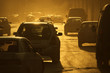 urban golden light