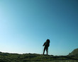 man in hiking
