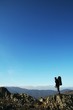 man overview landscape