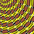 the abstract from a fabric