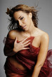 gorgeous sexy woman in silk gorgeous sexy woman in silk