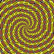 the abstract from a fabric