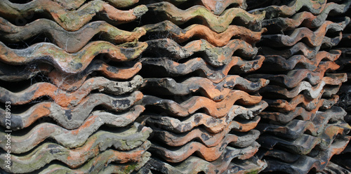 Photo: colored rooftiles colored rooftiles
