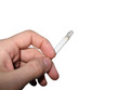 cigarette in hand isolated cigarette in hand isolated