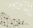 floral background.