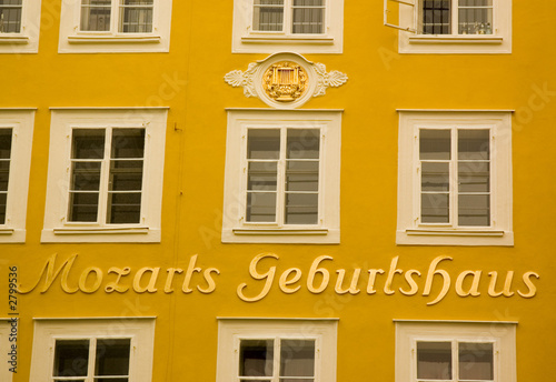 maison natale de mozart, salzbourg, autriche