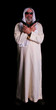 middle east man holding gun