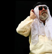 middle east man holding his ear