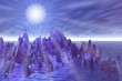 abstraction landscape. star