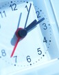 white alarm-clock macro 2