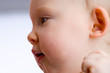 baby's side face