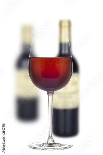 verre et bouteille