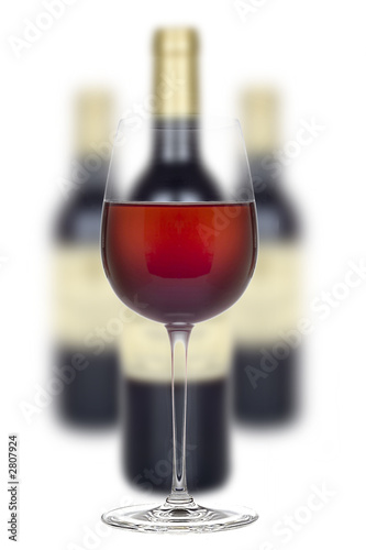 verre et bouteille