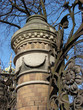 Photo: an ancient column of a forged railing in st.petersburg an ancient column of a forged railing in st.petersburg