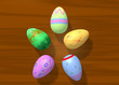 decorated eggs
