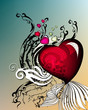 red heart
