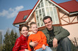 smile family and house