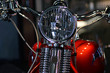 front headlight on a motorcycle front headlight on a motorcycle