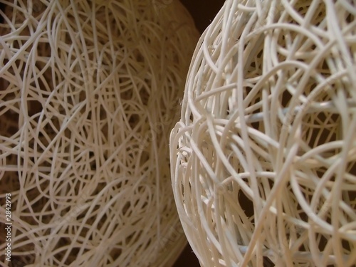 Photo: transparent entwined balls transparent entwined balls