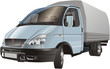 delivery / cargo truck isolated