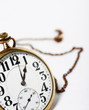 pocket watch and chain