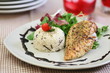 Foto: broiled chicken breast with wild rise and summer s broiled chicken breast with wild rise and summer s