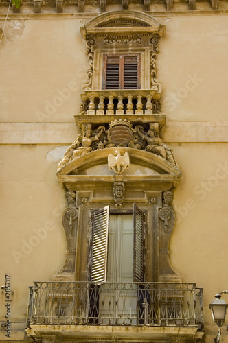 vieille ville, trapani, sicile, italie