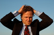 stressed businessman