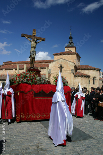 Photo: easter procession in segovia easter procession in segovia