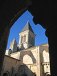 french church with pillars in backlight, france french church with pillars in backlight, france