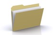 3d rendered folder