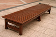 wooden office bench