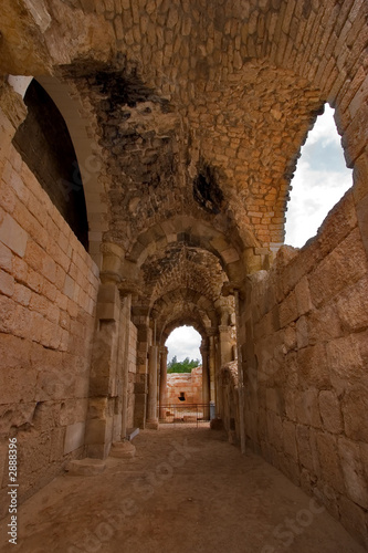 antique temple nearby ashkelon in israel