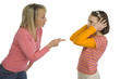 mother disciplines daughter