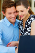 young couple in love
