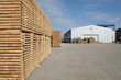 Photo: lumber and warehouse lumber and warehouse