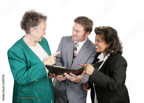 Photo: diverse business group - nice work diverse business group - nice work